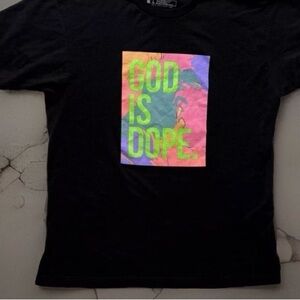 Vibrant God is Dope shirt!
